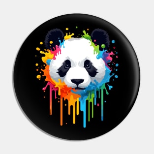 Giant Panda Colors Pin