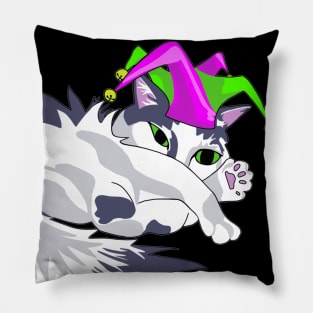 Jester Cat Pillow