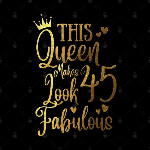 This Queen Makes 45 Looks Fabulous by JustBeSatisfied