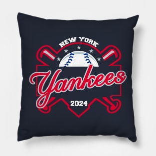 Yankees Baseball 2024 Pillow