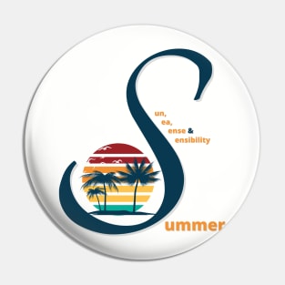 Jane Austen Sense and Sensibility summer Pin