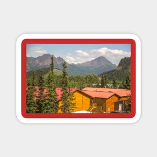 USA. Alaska. Denali National Park. Lodging. Magnet