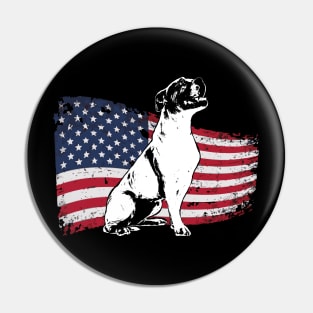 American Bulldog funny gift Shirt Pin