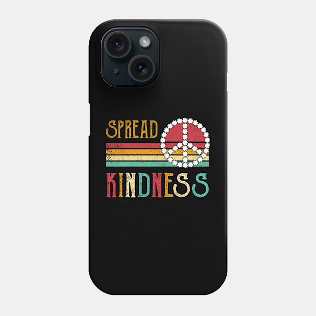 Spread Kindness Anti Bullying Peace Sign Inspirational Phone Case by TMSTORE