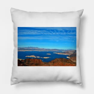 Lake Mead Arizona and Nevada USA America Pillow