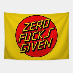 Zero Fucks Given / 80s Style Design Tapestry