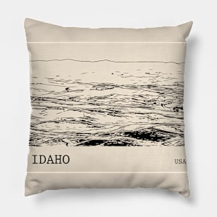 Idaho USA Pillow