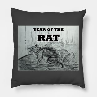 Year of the Rat Pillow