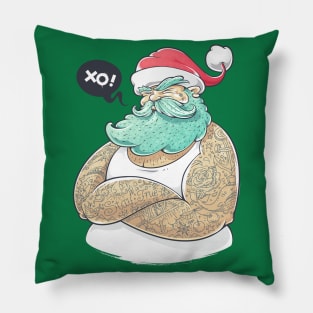 Modern Santa Claus Pillow