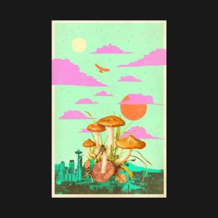 MUSHROOM CITY III T-Shirt