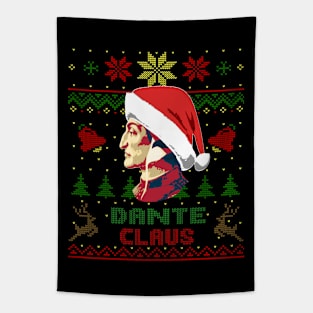 Dante Claus Funny Christmas Tapestry