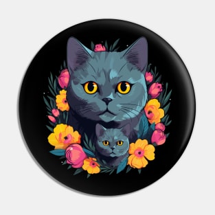 British Shorthair Mothers Day Pin