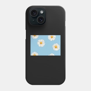 Daisies with blue Phone Case