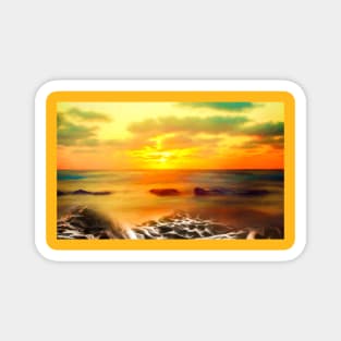 Sunset Beach Magnet