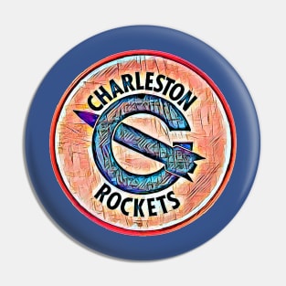 Charleston Rockets Football Pin