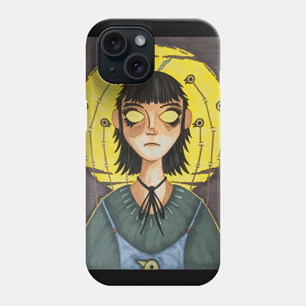 Something Eerie This Way Comes Phone Case by DraggucciArts