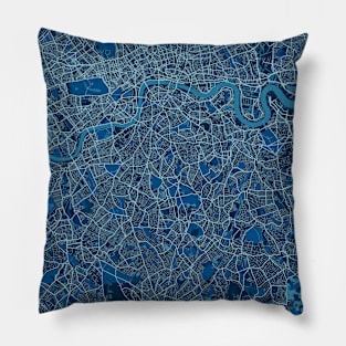 London - United Kingdom Peace City Map Pillow