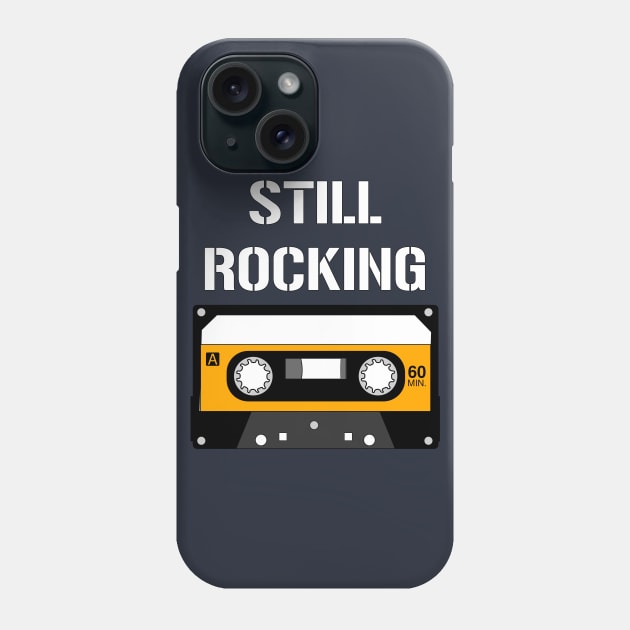 Classic Rock Cassette Tape Funny 80's Vintage Musical Phone Case by rayrayray90