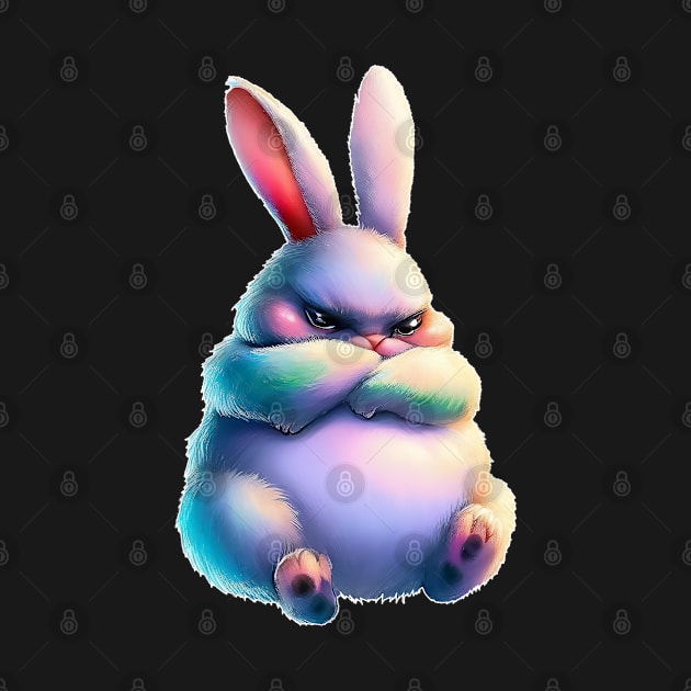 Angry rabbit by TomFrontierArt