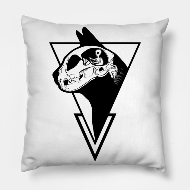 Alien Cat Pillow by ToleStyle