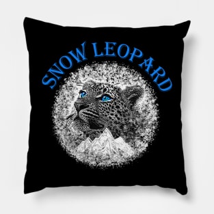 Snow Leopard Pillow