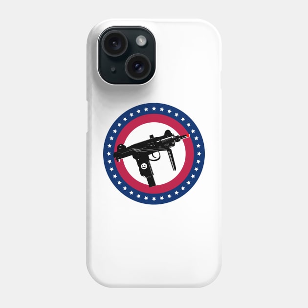 Irreverent Collection: Toy Gun - American Flag Phone Case by Biagiode-kd