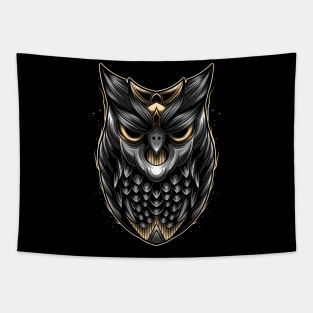 Head Owl Tapestry