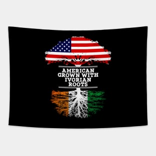 American Grown With Ivorian Roots - Gift for Ivorian From Ivory Coast Tapestry