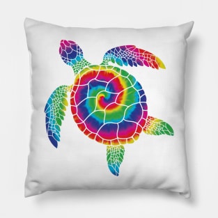 Sea turtle Tie Dye Pillow