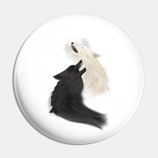 The legend of the two wolves - illustration of the inspiring and meditative tale Pin