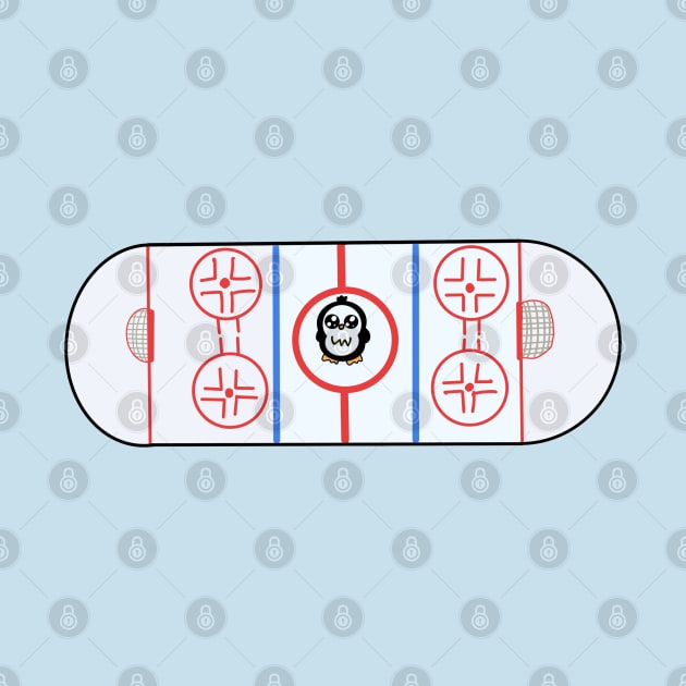 Penguin Hockey Rink by Cooper Design Co