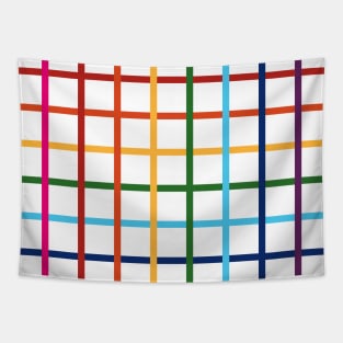 Pride Plaid Tapestry