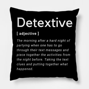 Detextive Pillow