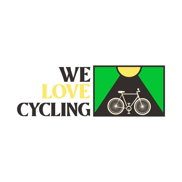 We love biking by Baldodesign LLC.