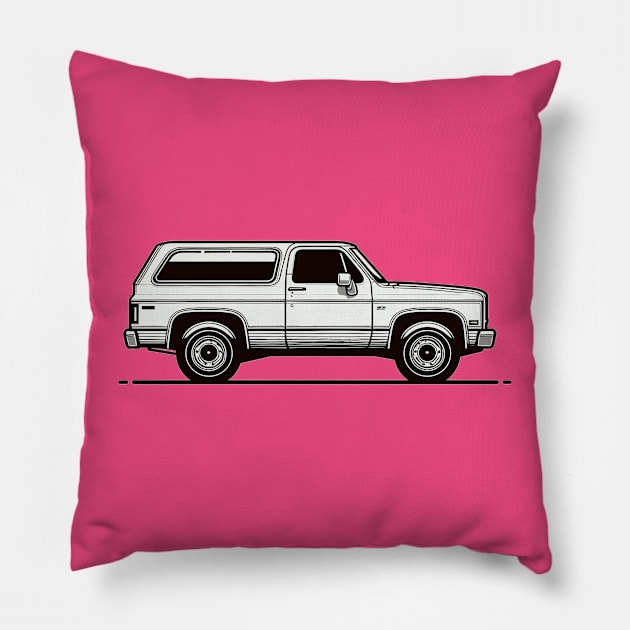 Chevrolet K5 Blazer Pillow by Vehicles-Art