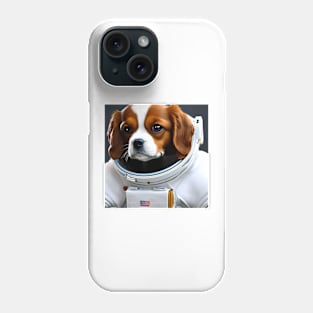 Cavalier King Charles Spaniel as Astronaut Phone Case