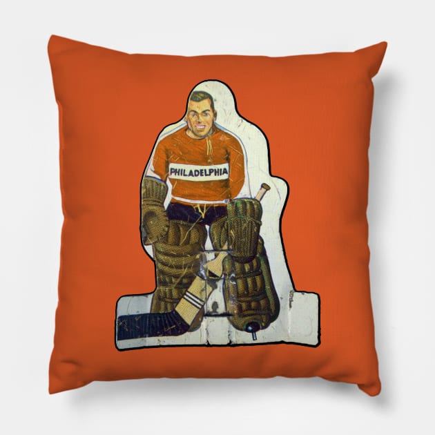 Coleco Table Hockey Players - Philadelphia Flyers Pillow by mafmove