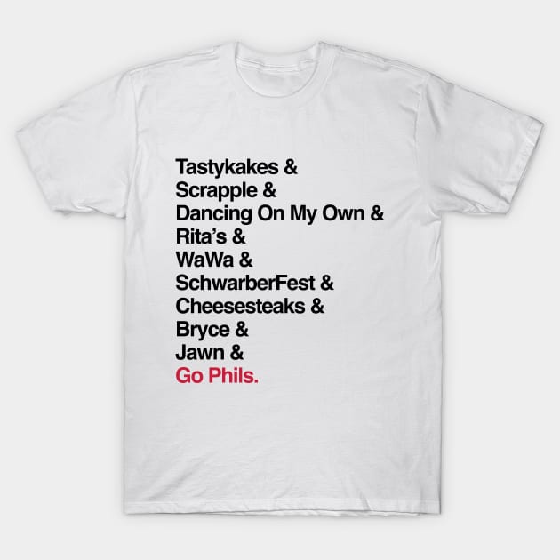 PHL-BKLYN Go Phils. (Only Philly People Understand) T-Shirt T-Shirt