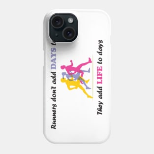 Runners Living Their Life Phone Case