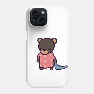 Cute Bear Cub Bedtime Phone Case