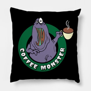 Coffee Monster 02 Pillow