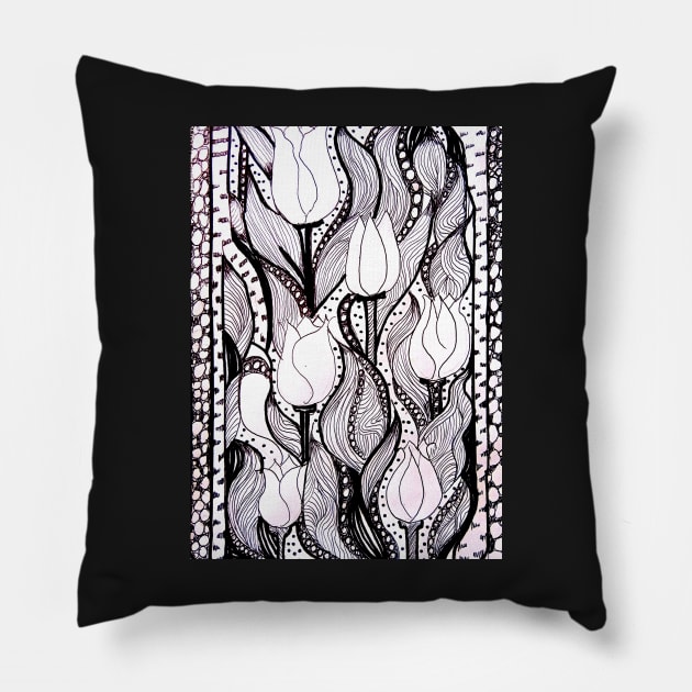 Flower decor Pillow by RuslanaART