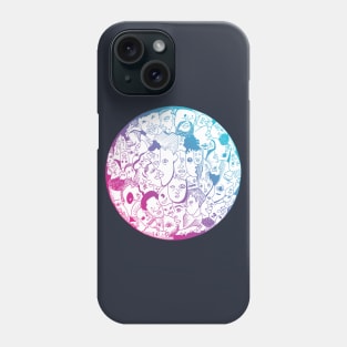 Dual Color Many Faces Phone Case