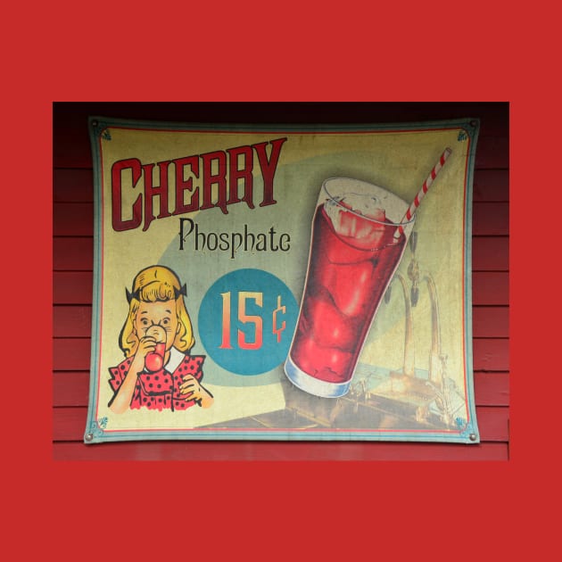 Vintage Cherry soda sign by dltphoto