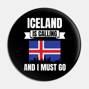 Iceland Travel Pin