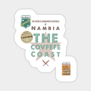 Covfefe Coast Badges - Nambian Seaspray colour Magnet