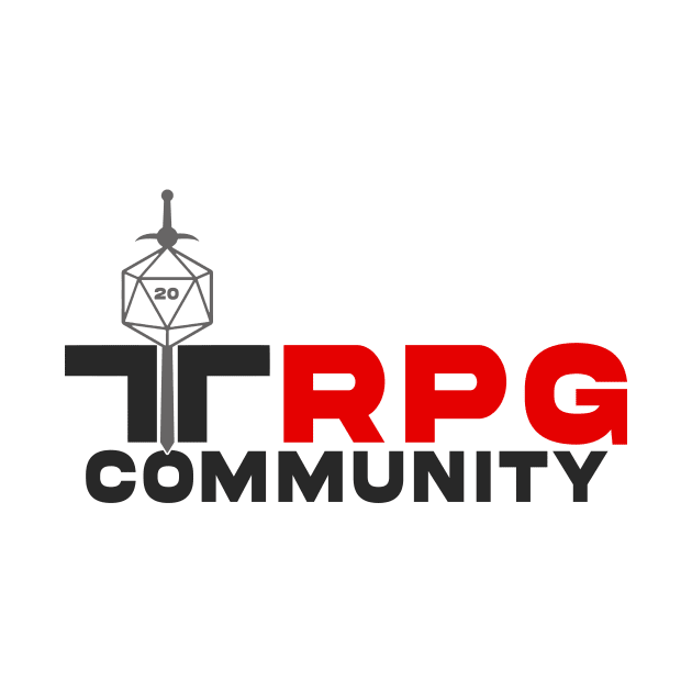 TTRPG Community logo (Light T-Shirt) by TTRPG Community