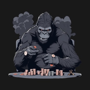 gorilla play poker T-Shirt