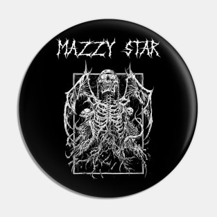 mazzy star black metal Pin