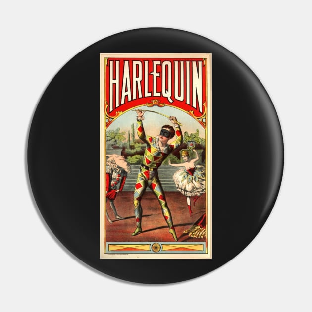 "Harlequin" Advertising Poster - (c. 1870) Pin by Donkeh23